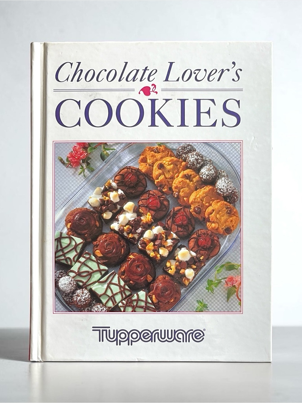Vintage 1993 Tupperware Chocolate Lover’s Cookies Hardcover Cookbook